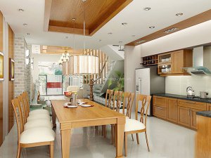 Tủ bếp gỗ sồi Mỹ 14
