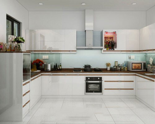 Tủ bếp Acrylic 64