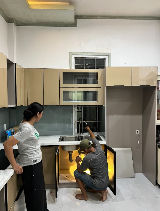 Dịch vụ đóng tủ bếp tại Bình Thạnh trở nên hoàn hảo khi lựa chọn Tủ Bếp Bình Minh