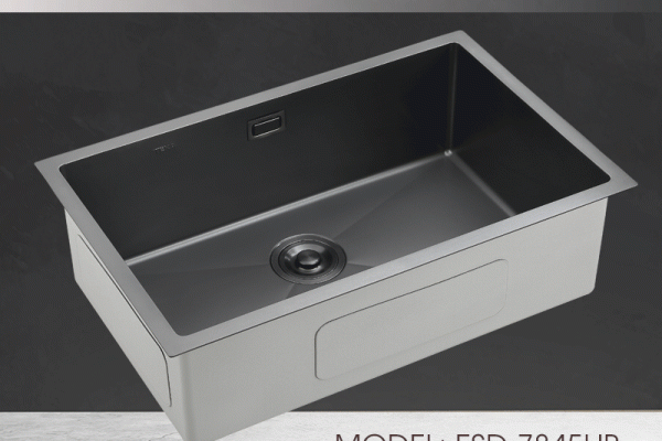 Chậu rửa chén 1 hộc lớn Vision Manual Sink Ecalite ESD-7845HB